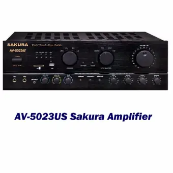 Sakura Av 5023us Amplifier Black Lazada Ph