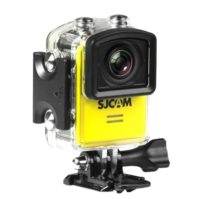 SJCAM M20 16MP 4k 24FPS Ultra HD 166 Degree Wide Angle Lens Wi-Fi Sports Action Camera for Vlogging (Yellow)