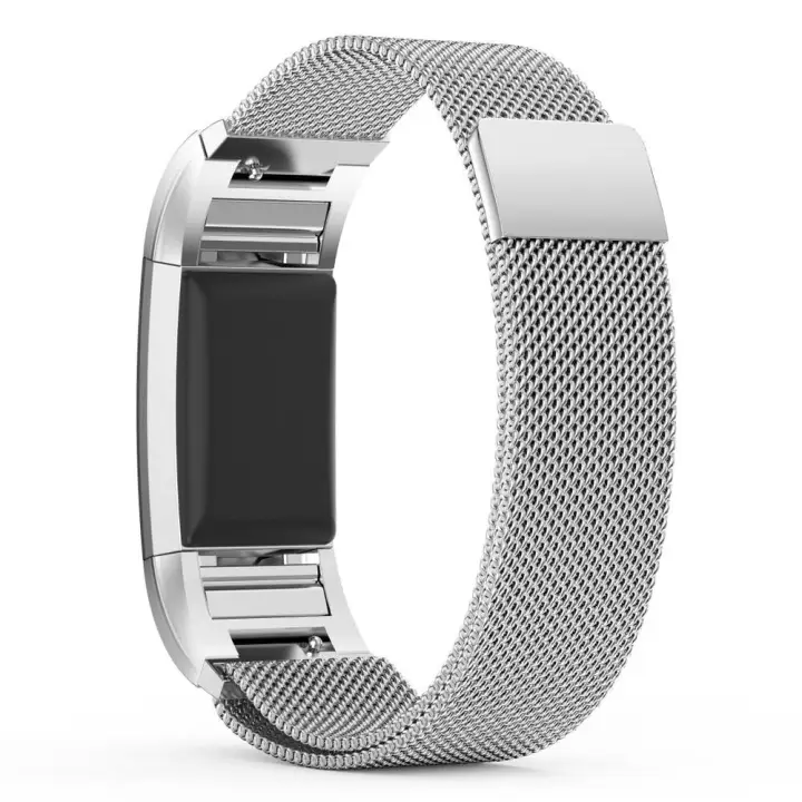 fitbit charge 2 silver band