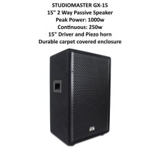 studio master speaker 1000 watt