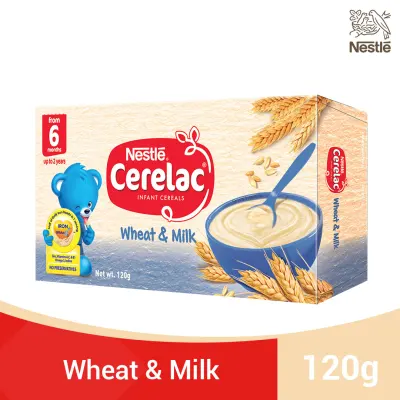 CERELAC Wheat & Milk 120g Pack of 2