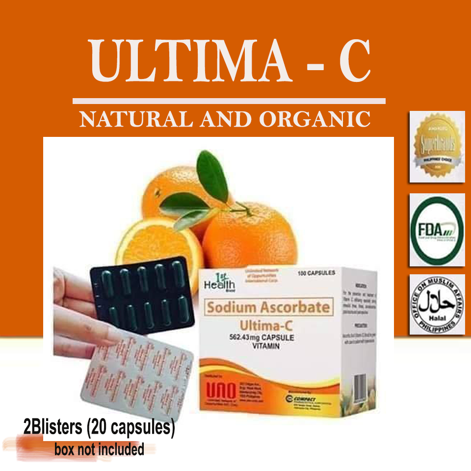 Ultima C 2 blister 20 capsules(Vitamins for Kids and Adults)(Nakakataba