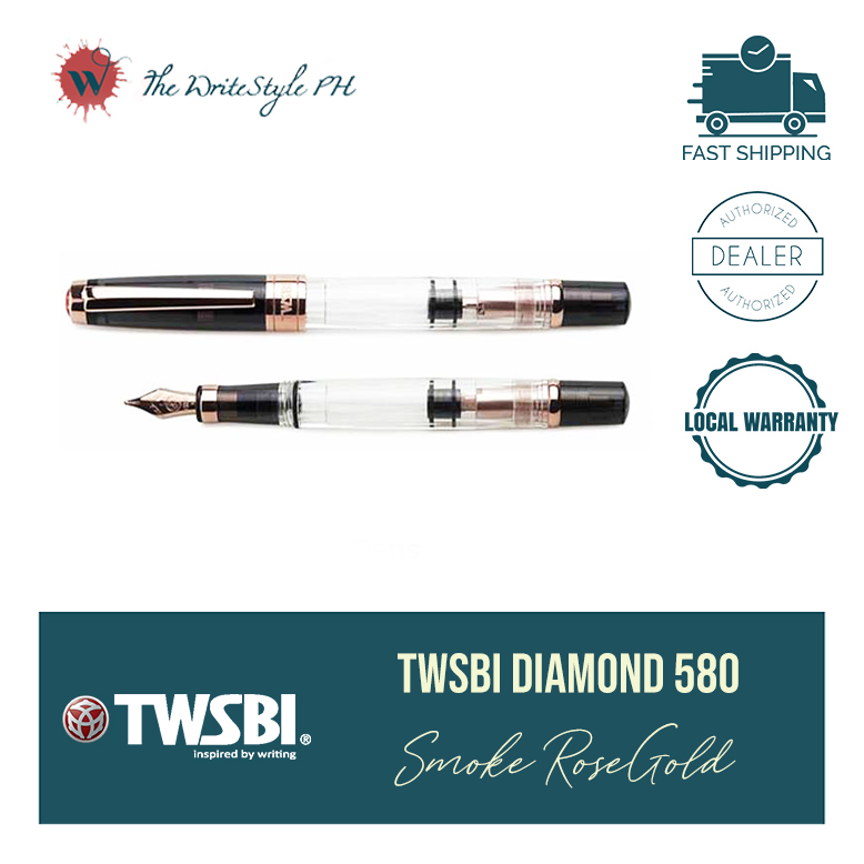 TWSBI ECO Smoke RoseGold Fountain Pen