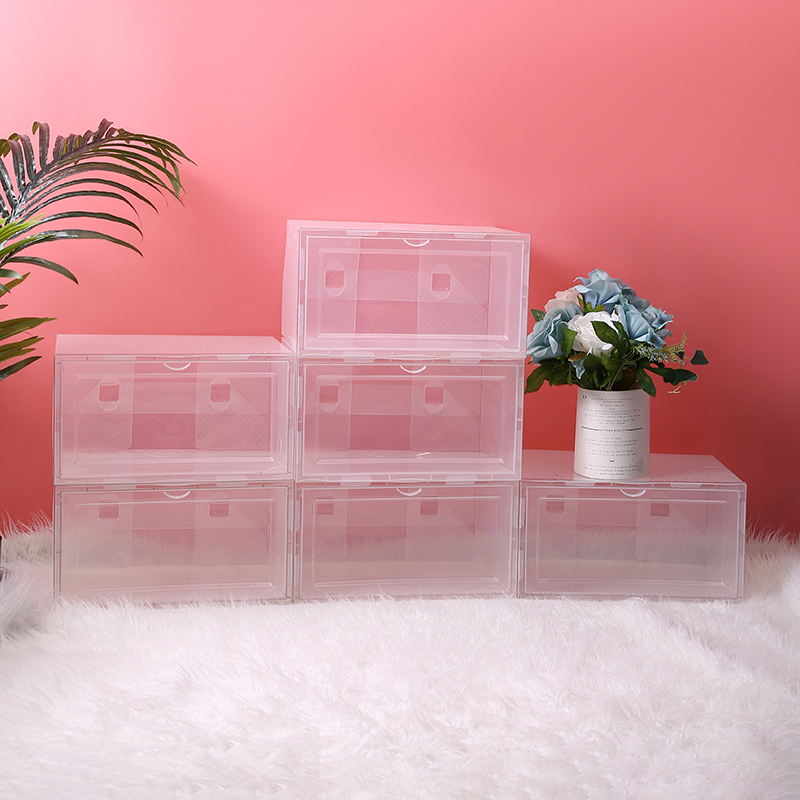 LinE Store Shoe Box XL Size 13 US Shoes 46.5 Yards Transparent Pattern Shoebox Basketball Shoes