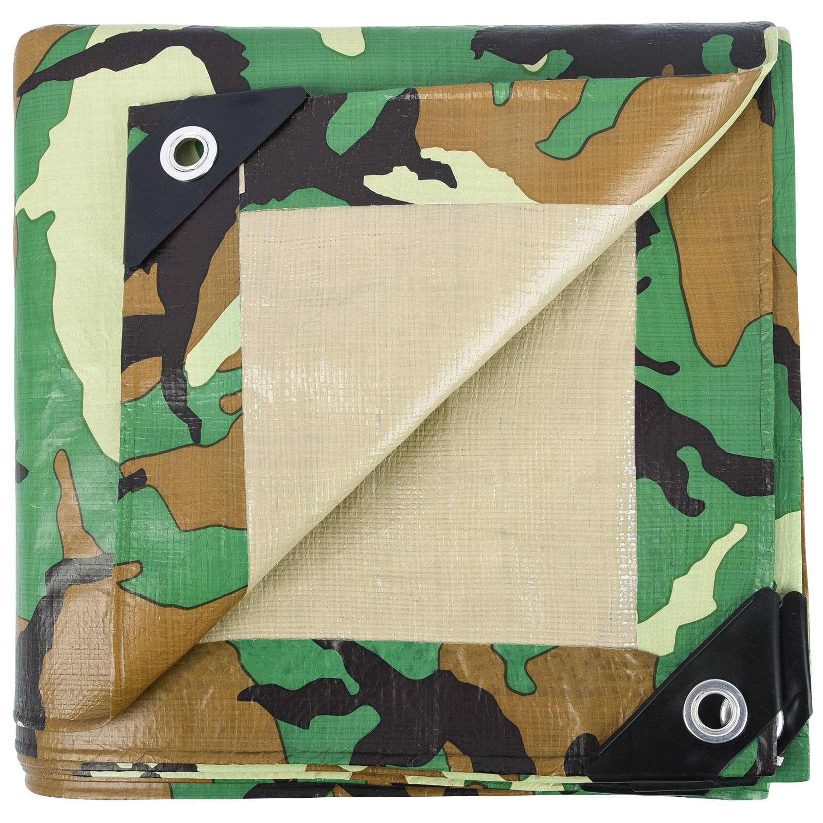 LOOGU Cots Rain Fly Tent Tarp Canopy Awning Sunshade Ground Sheet Heavy