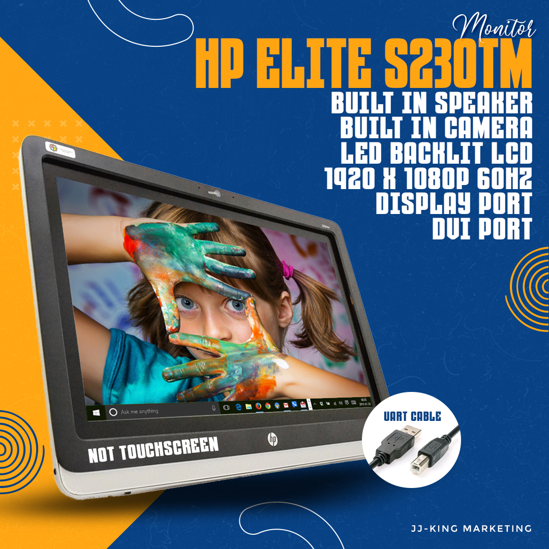 MONITOR / HP ELITEDISPLAY S230TM 23 INCHES / BUILT IN CAMERA AND ...