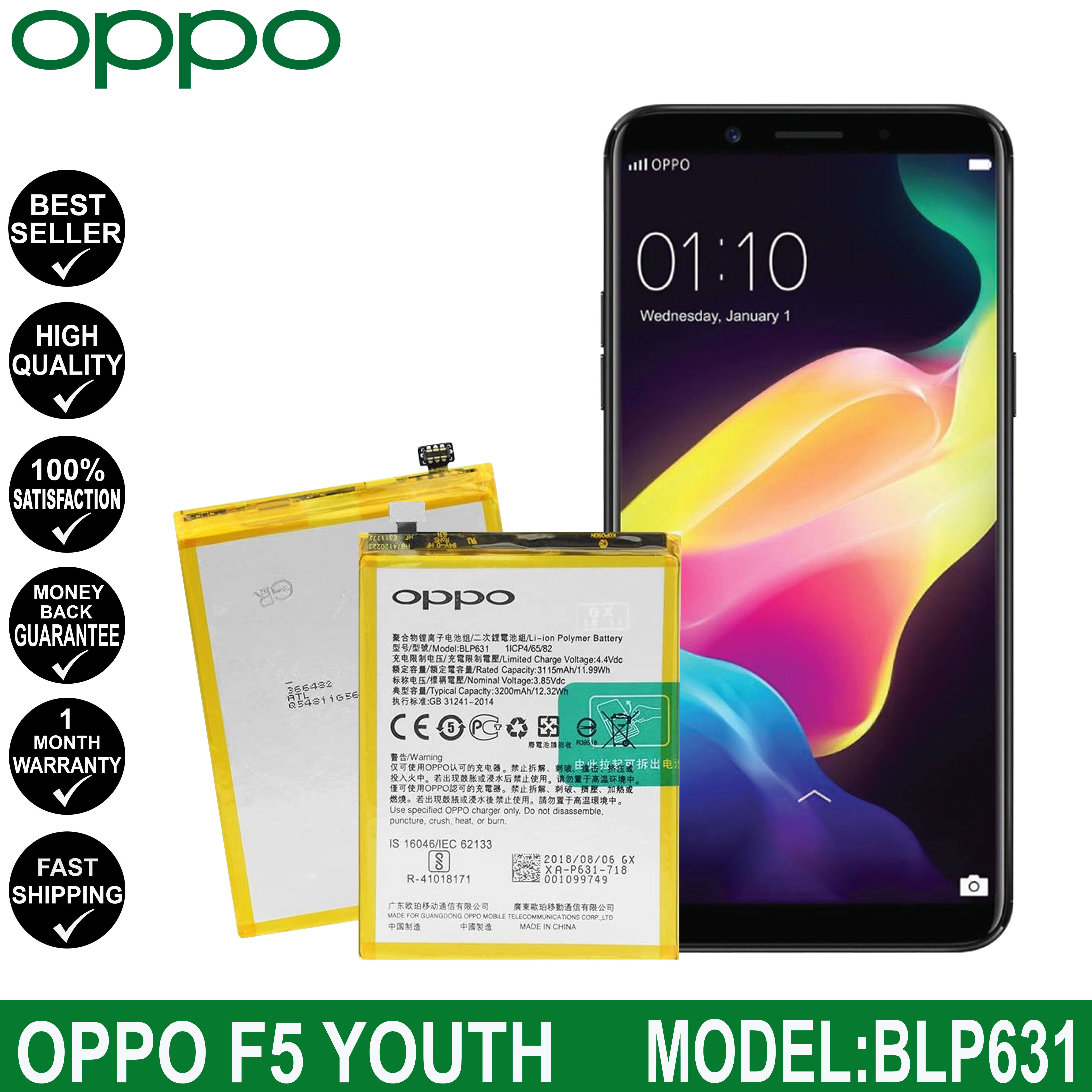 batre oppo f5 5000mah