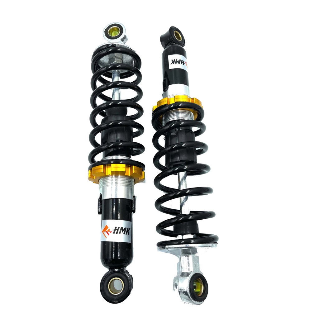 [HSKAI] Motorcycle Rear Shock XRM/WAVE 280mm 1Pair Black Lazada PH