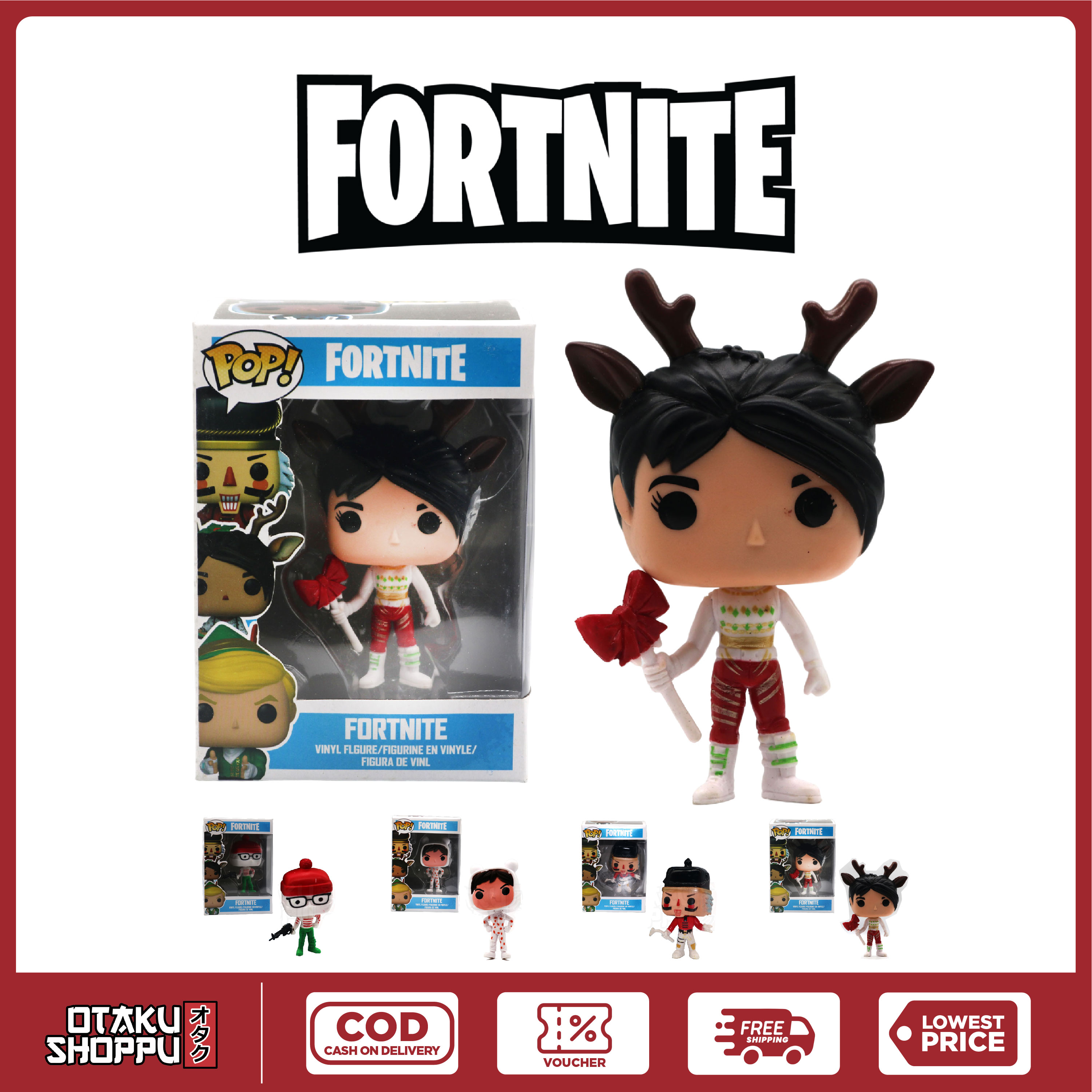 Fortnite Toys Red Nosed Raider Fortnite Funko Pop Pop Fortnite Red Nose  Raider 437 Jeux Jouets