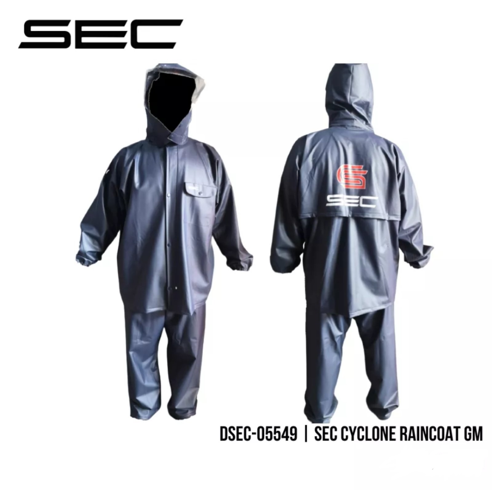 DSEC 05549 SEC CYCLONE RAINCOAT GM RUBBERIZED Lazada PH