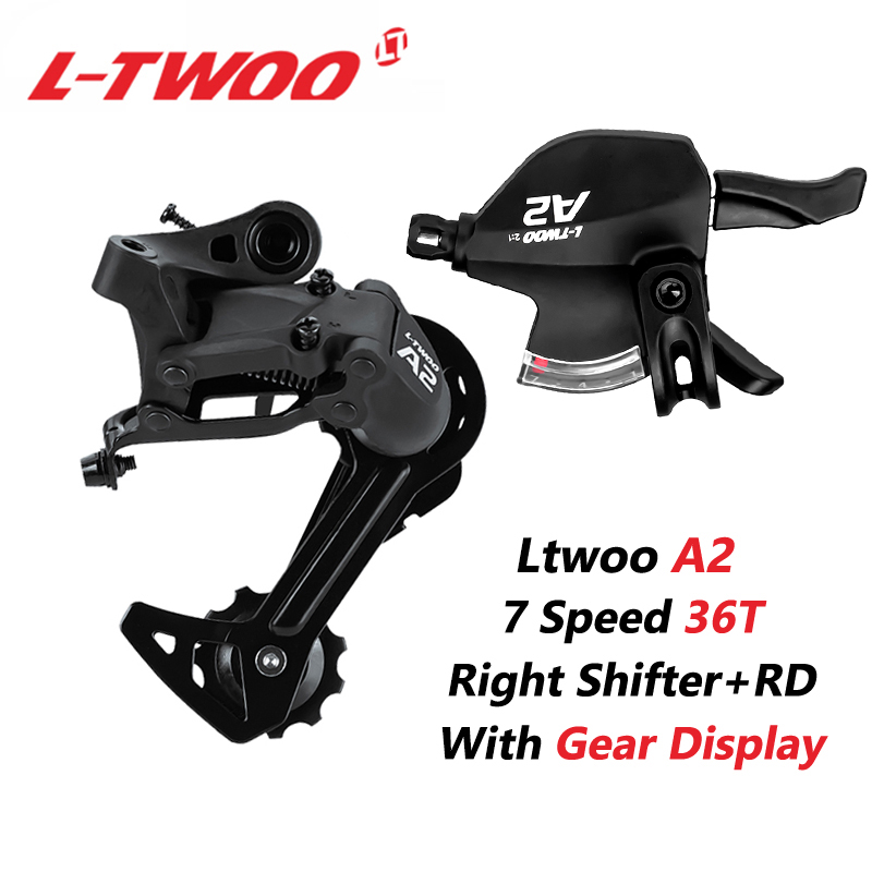 LTWOO A2 7 Speed Groupset 7 Speed Rear Derailleur Right Shifter With ...