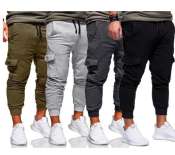 New 4 Pockets Jogger Pants Cotton Daily OutFit For Men Cod