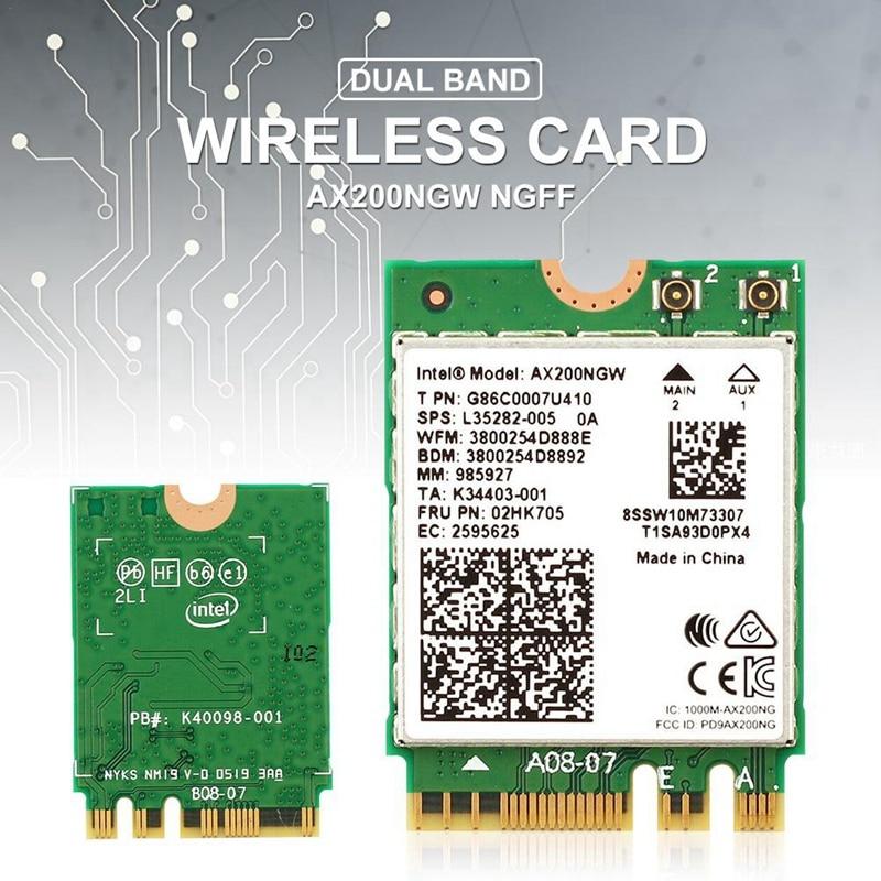 Dual Band Wireless Ax200ngw 2.4Gbps 802.11Ax Wireless Intel Ax200 Wifi