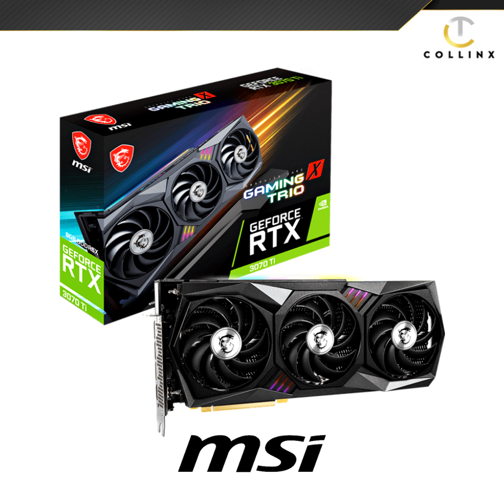 RTX 3070 MSI Gaming X Trio Gaming Graphics Card | 8GB Nvidia GeForce