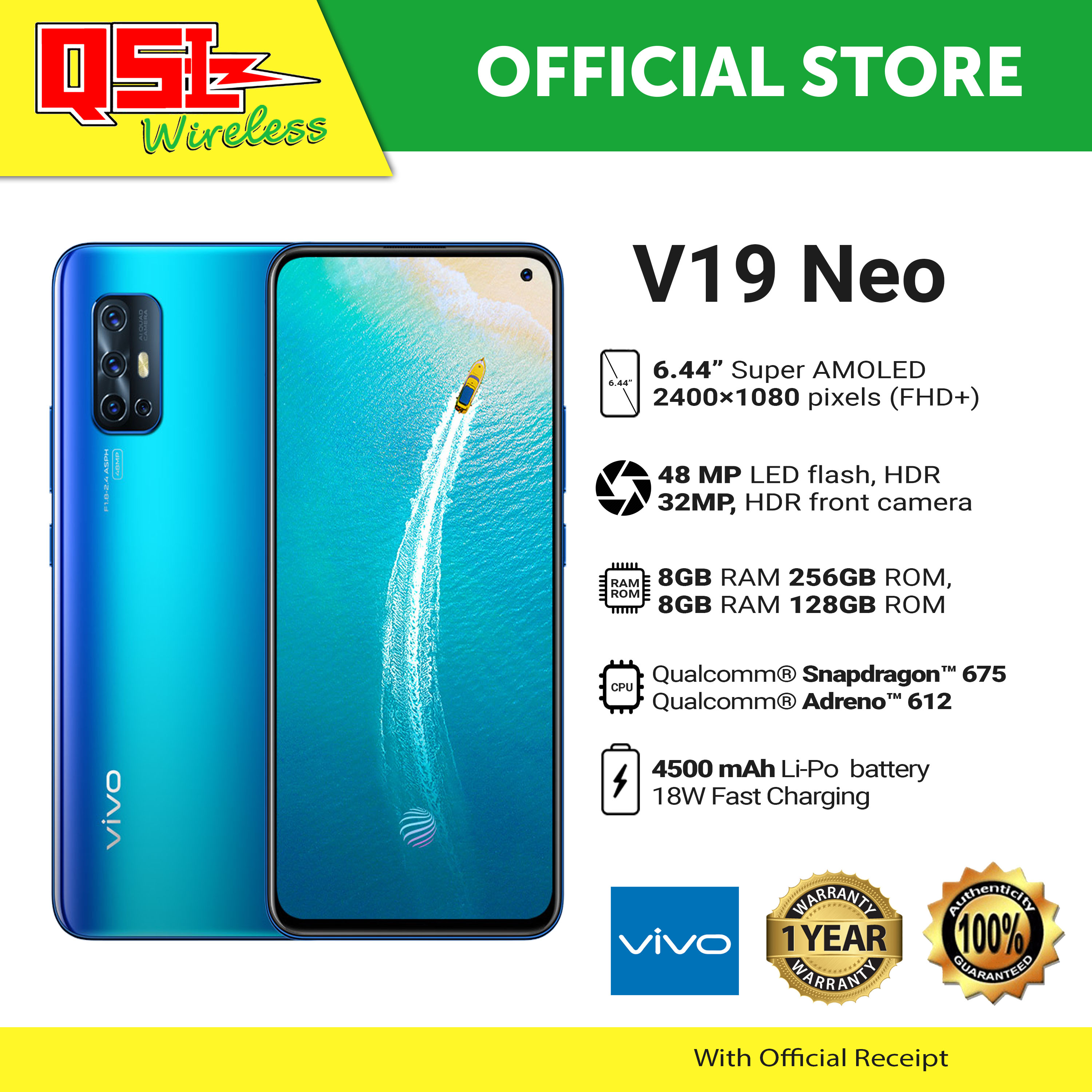 v19 vivo specification