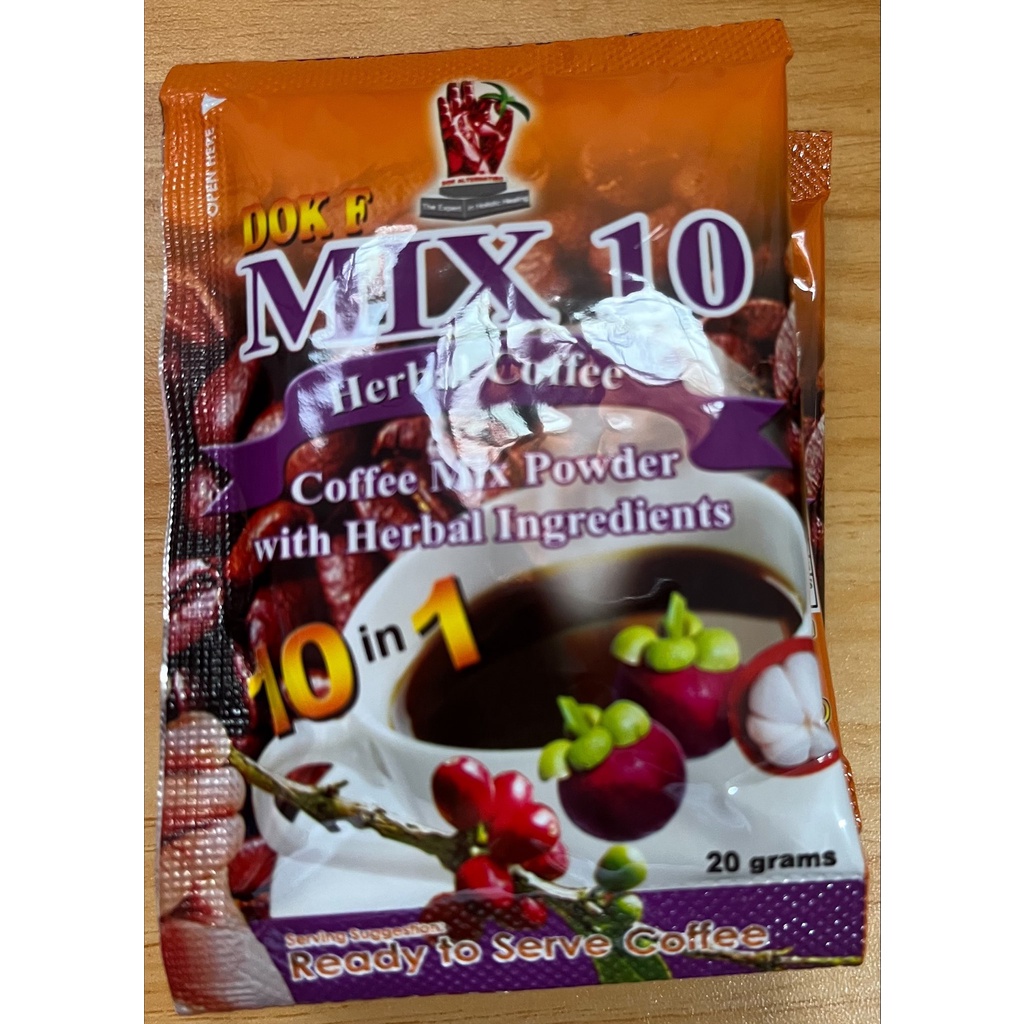Mix 10 Herbal Coffee / NonAcidic Coffee (20g x 20 sachets) Dok