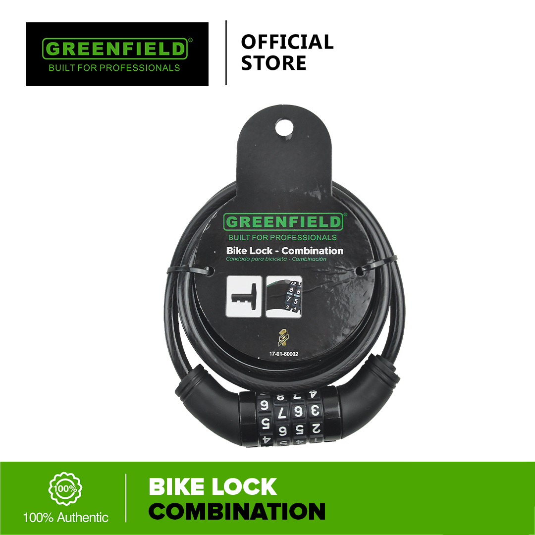 Greenfield Combination Bike Lock Lazada PH