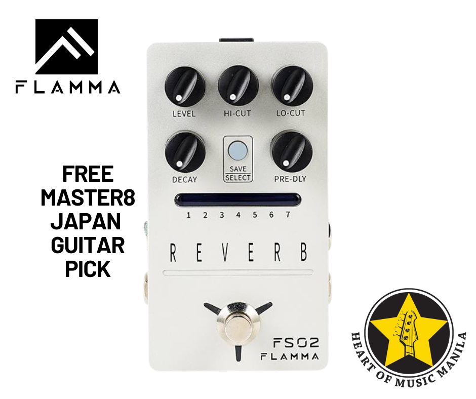 FLAMMA FS02 REVERB Guitar Effects Pedal I Flamma Innovation