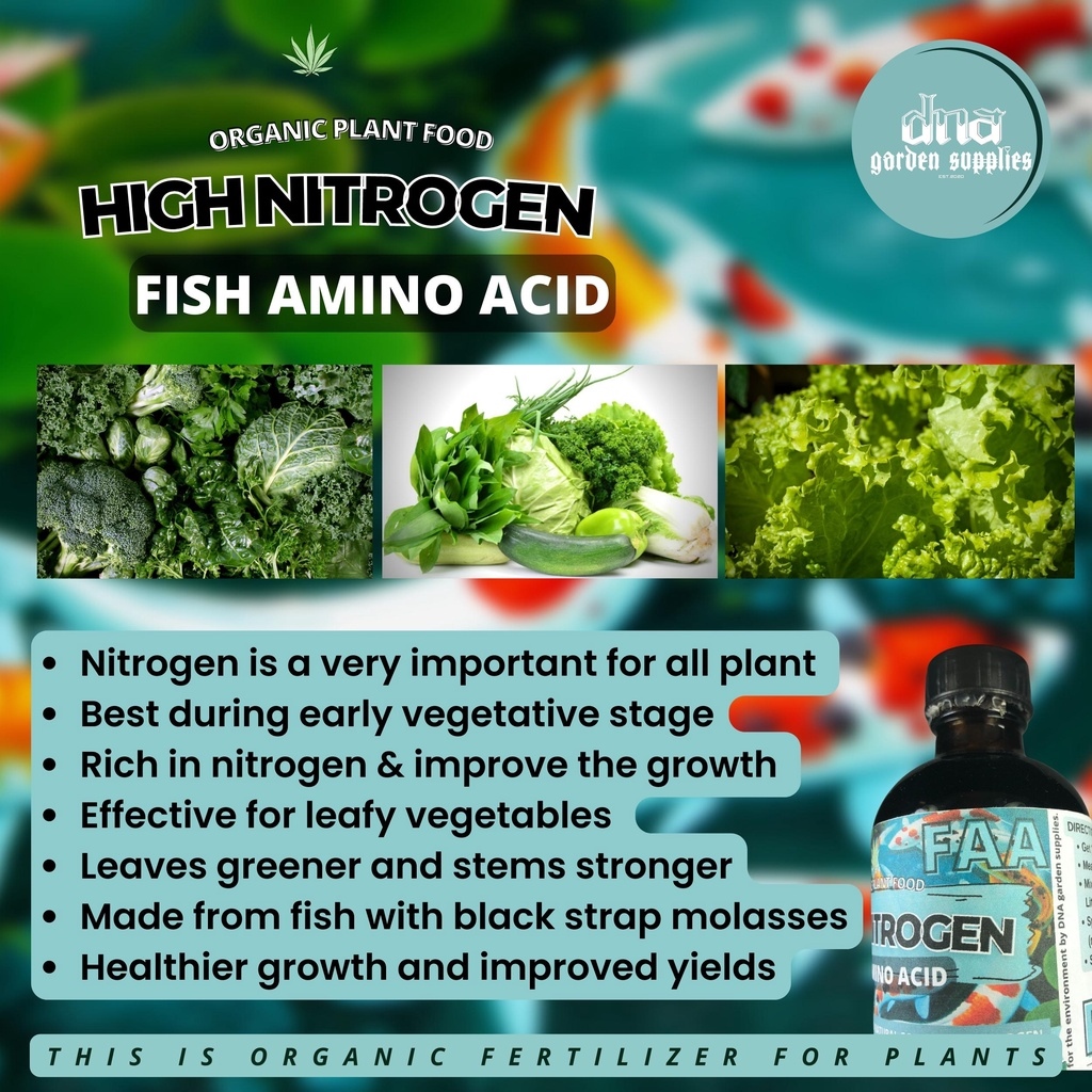 Garden Beauty DNA HIGH NITROGEN / FISH AMINO ACID / FAA ORGANIC