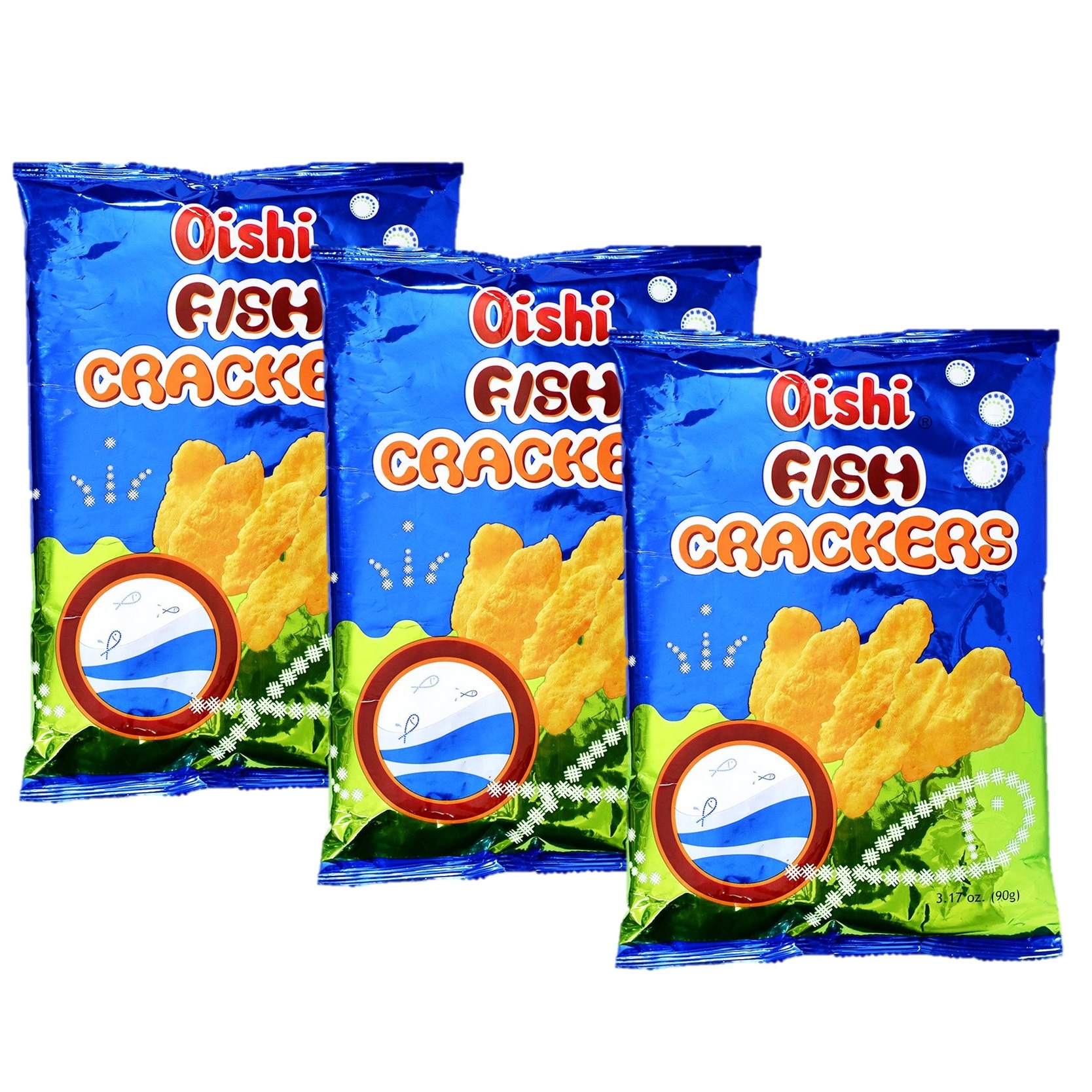 Oishi Fish Crackers 90g x 3 Lazada PH