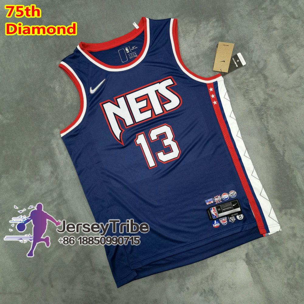 james harden blue nets jersey