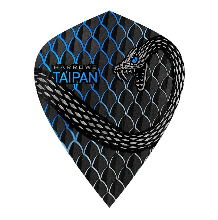 Ailettes Fléchettes Harrows TAIPAN - Lot De 15 (5x3) - 100 Microns Renforcées - Compatibles Tiges Standard