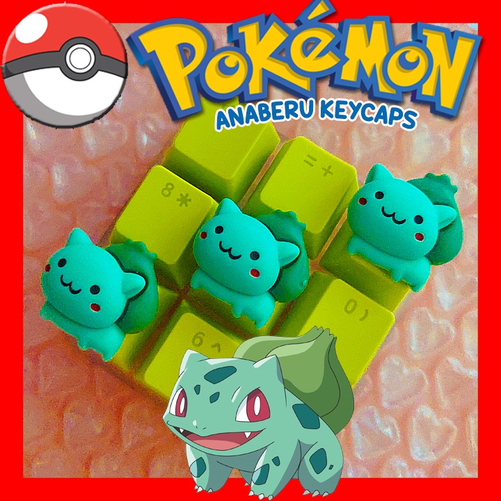 Pokemon Bulbasaur Keycaps for Mechanical Keyboard Lazada PH