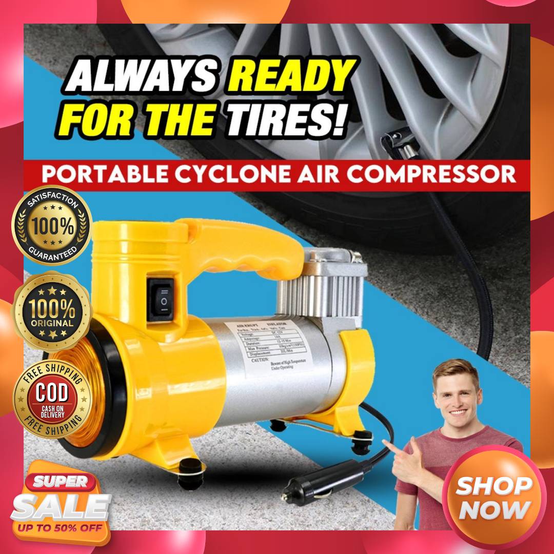 Handy Man Shop Original Cod Latest Pro Cyclone Air Compressor , Tire