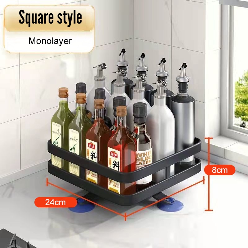 Fortune Home Rotating Rack Organizer 360° Rotatable Kitchen Spice Rack ...