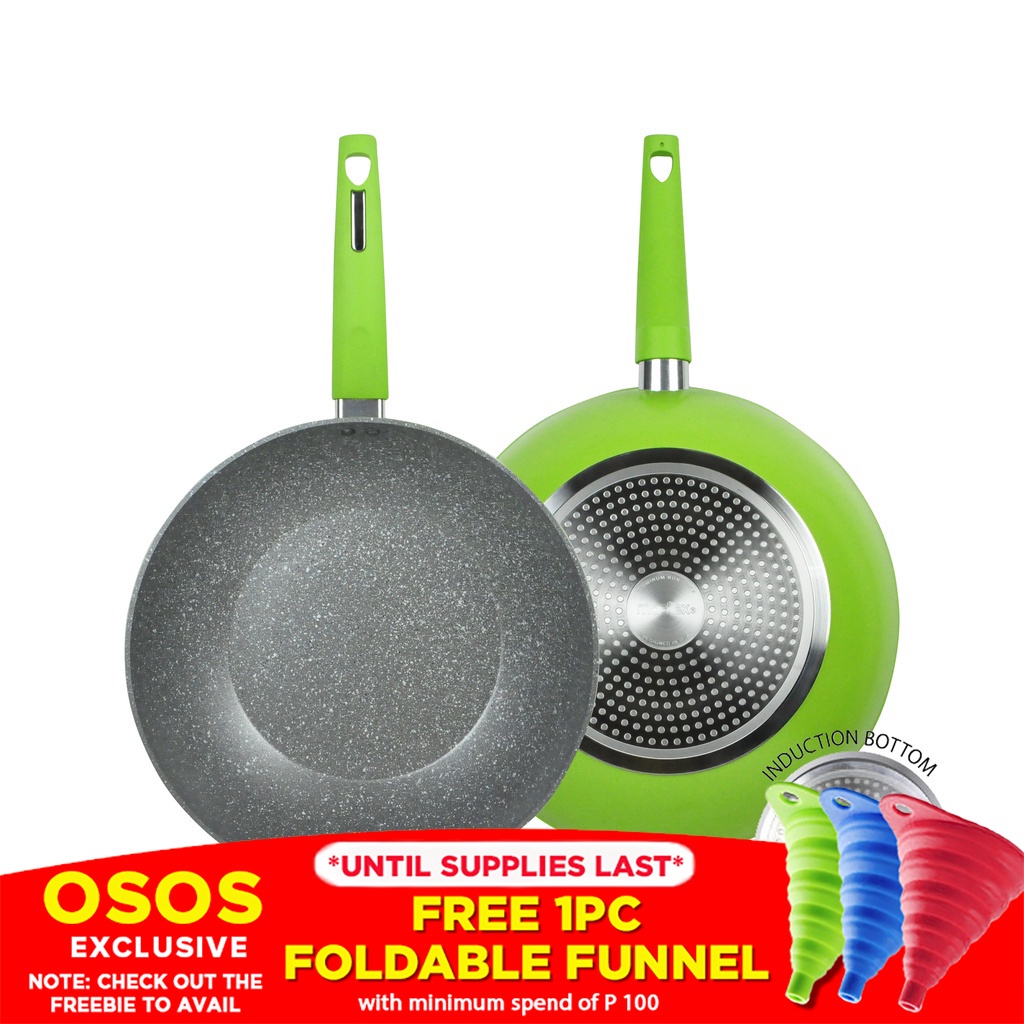 Masflex Original Spectrum Aluminum NonStick Induction Wok Pan 28cm NK