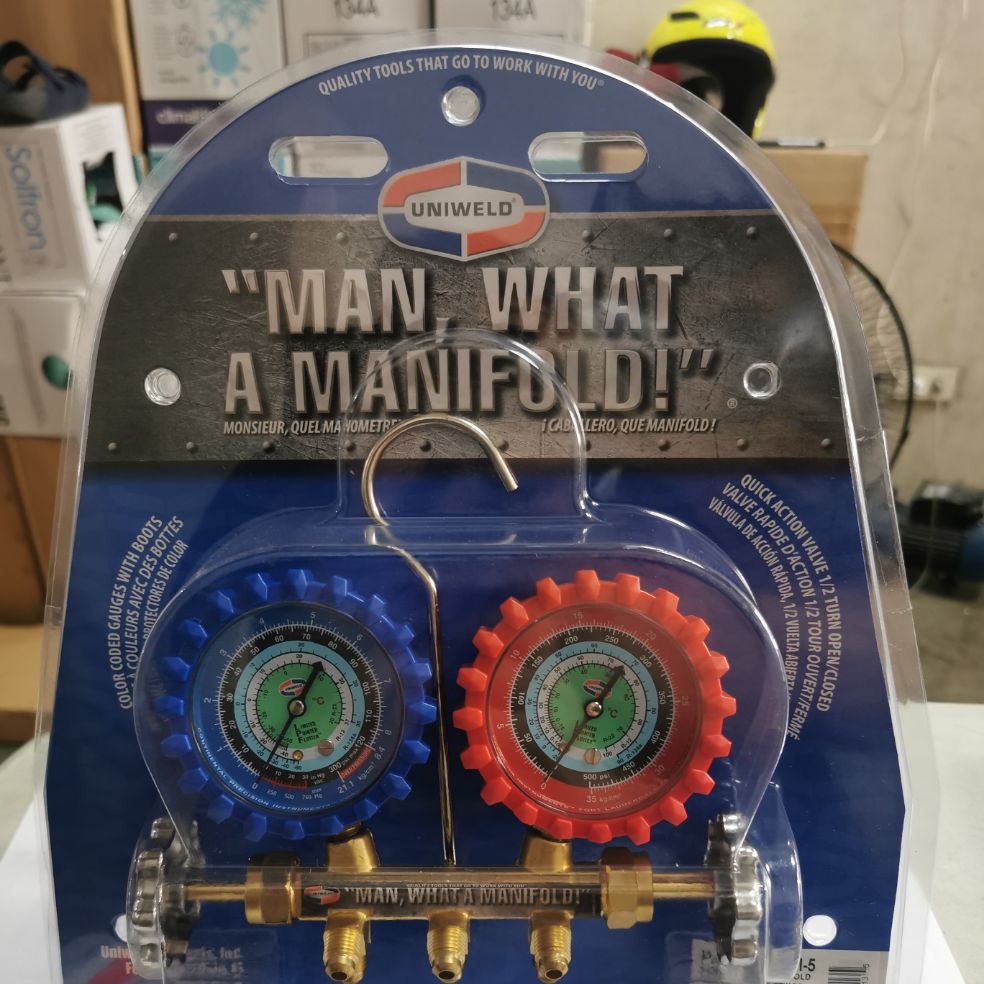 AIRCON MANIFOLD GAUGE UNIWELD R22, R12 Lazada PH