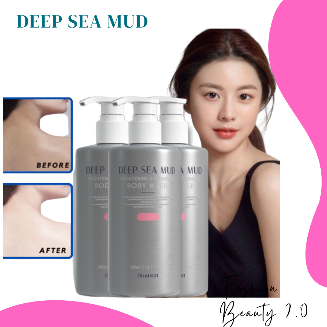 deep sea mud whitening body wash korean volcanic mud whitening body