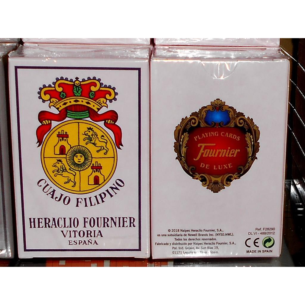 Original Heraclio Fournier Cuajo Filipino Playing Cards Lazada PH