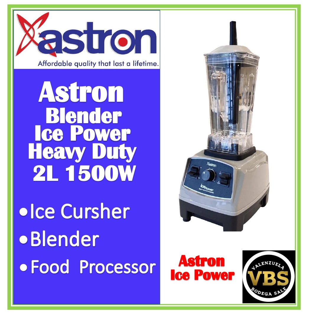 Astron Ice Power Heavy Duty Ice-Crushing Blender (1500W) (2L