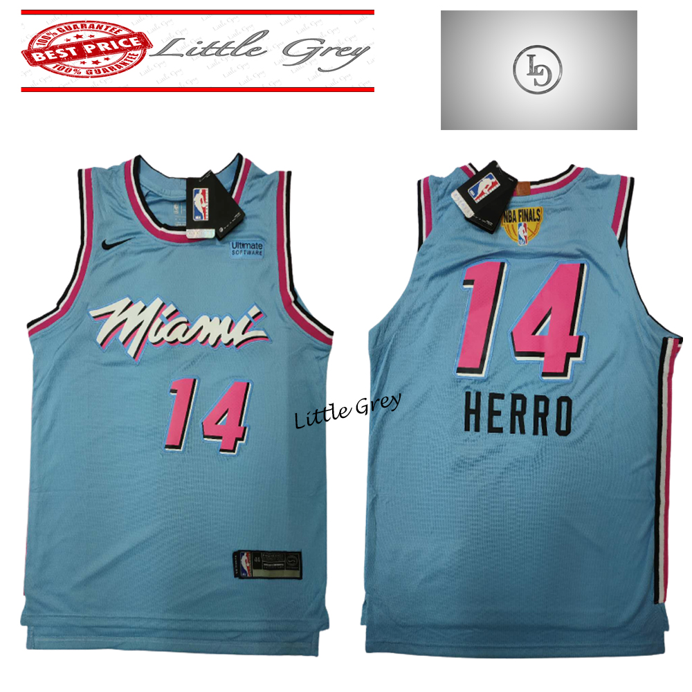 Tyler Herro Basketball Jersey,#14 Miami Heat Jersey, Breathable Wear  Resistant Vintage Basketball Jersey,nba Training Uniform Jersey,Pink-M :  Buy Online at Best Price in KSA - Souq is now : Fashion