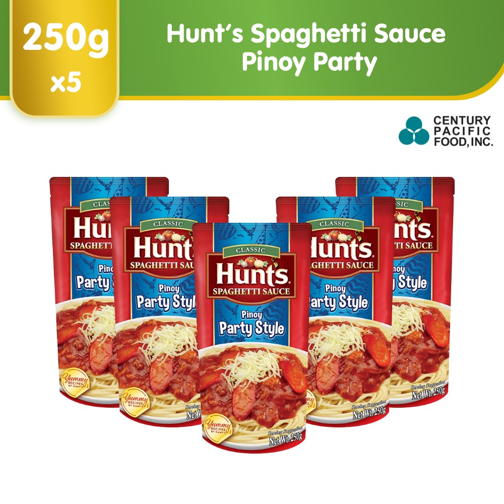 Hunt's Spaghetti Sauce Pinoy Party 250g Pack of 5 Lazada PH