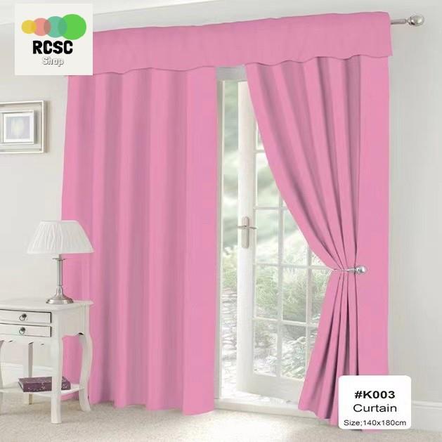 kurtina sale makapal at mahaba windows curtain RCSC 2022 140x180cm 1pc