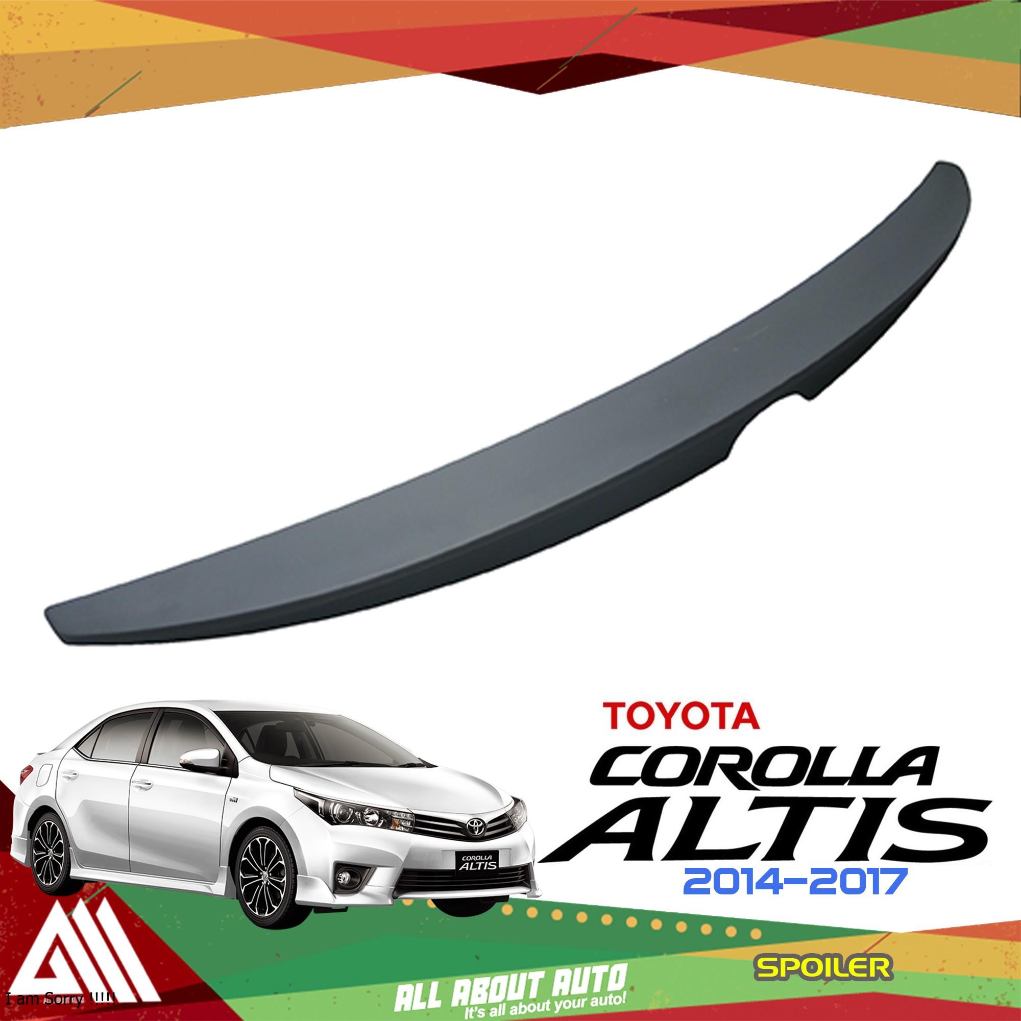 Altis Spoiler R Toyota Corolla Altis 2016 Spoiler (Unpainted) | Lazada PH