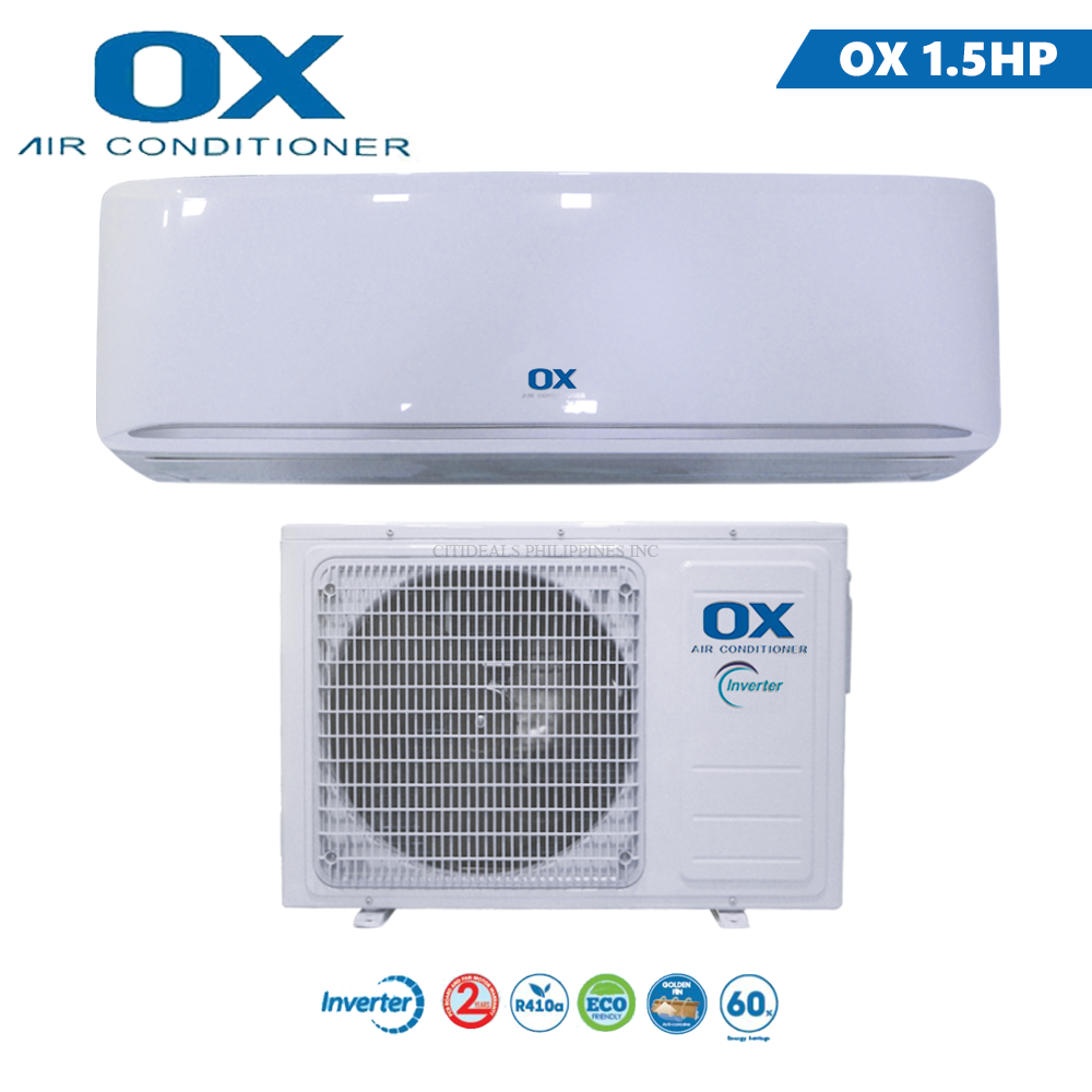 Split Type Aircon 1 5hp Ox Airconditioner Goldfin Dc Inverter Auto Clean R410a Refrigerant Wall Mounted Lazada Ph