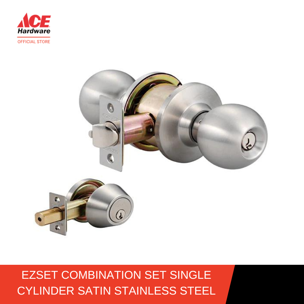 EZSET Combo Pack Keyed Entry Knob & Deadbolt EZ300CBBAUS32D Lazada PH