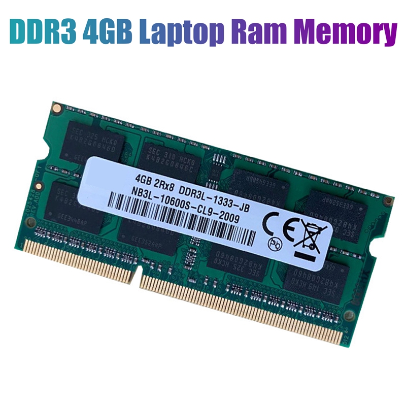 DDR3 4GB Laptop Ram Memory 1333Mhz PC3-10600 204 Pins SODIMM Support Dual Channel for Intel AMD Laptop Memory