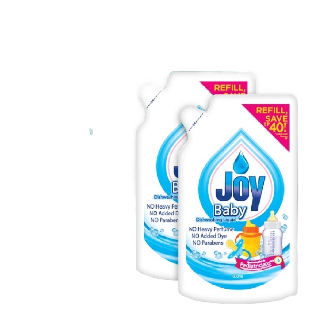 Joy Baby Dishwashing Liquid Concentrate Pouch 600mL x 2 Refill Lazada PH