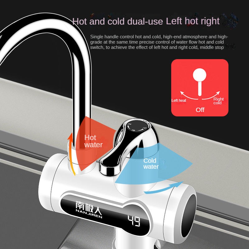Electric Water heater For Shower Quick Hot Water Faucet Free