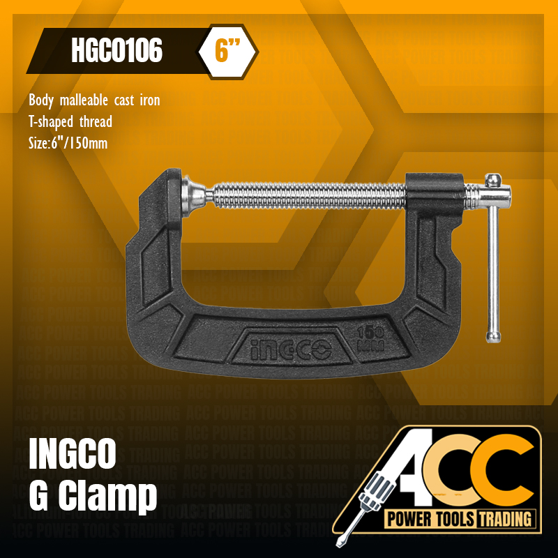 INGCO C Clamp (Size 6") Lazada PH