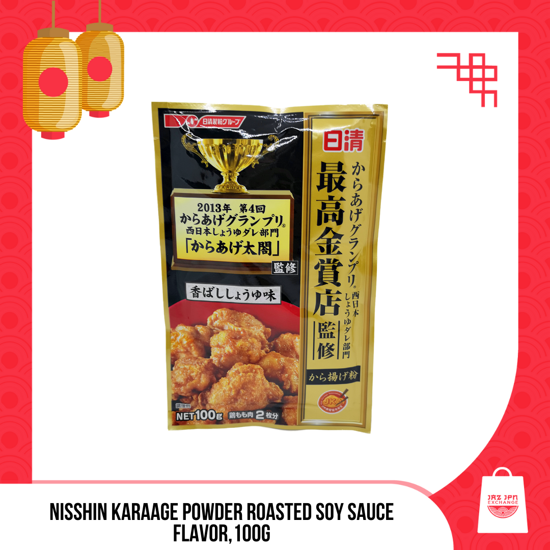 Nisshin Karaage Japanese Fried Chicken Flour Mix Roasted Soy Sauce