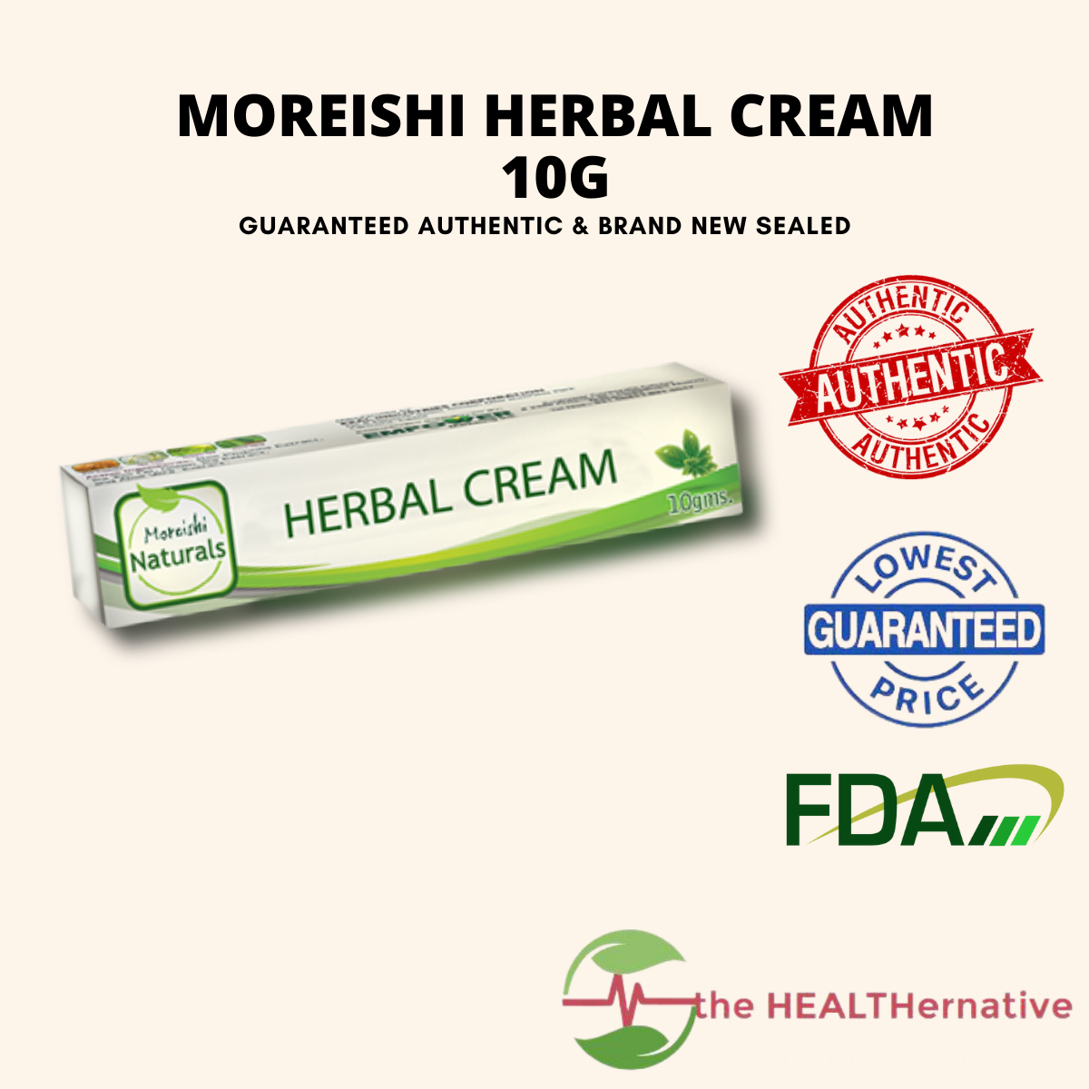 Moreishi herbal cream 10g Healthernative Lazada PH