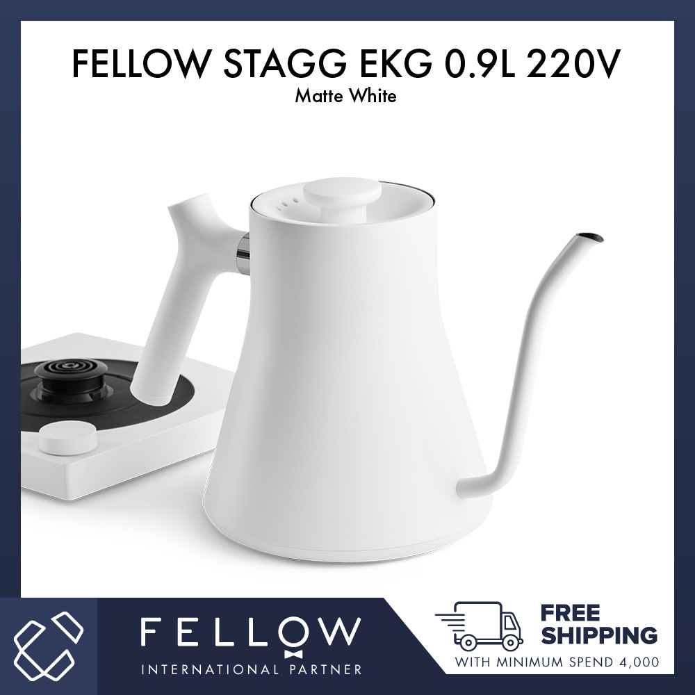 Fellow Stagg EKG Electric Kettle - Matte White – Buddy Brew Coffee