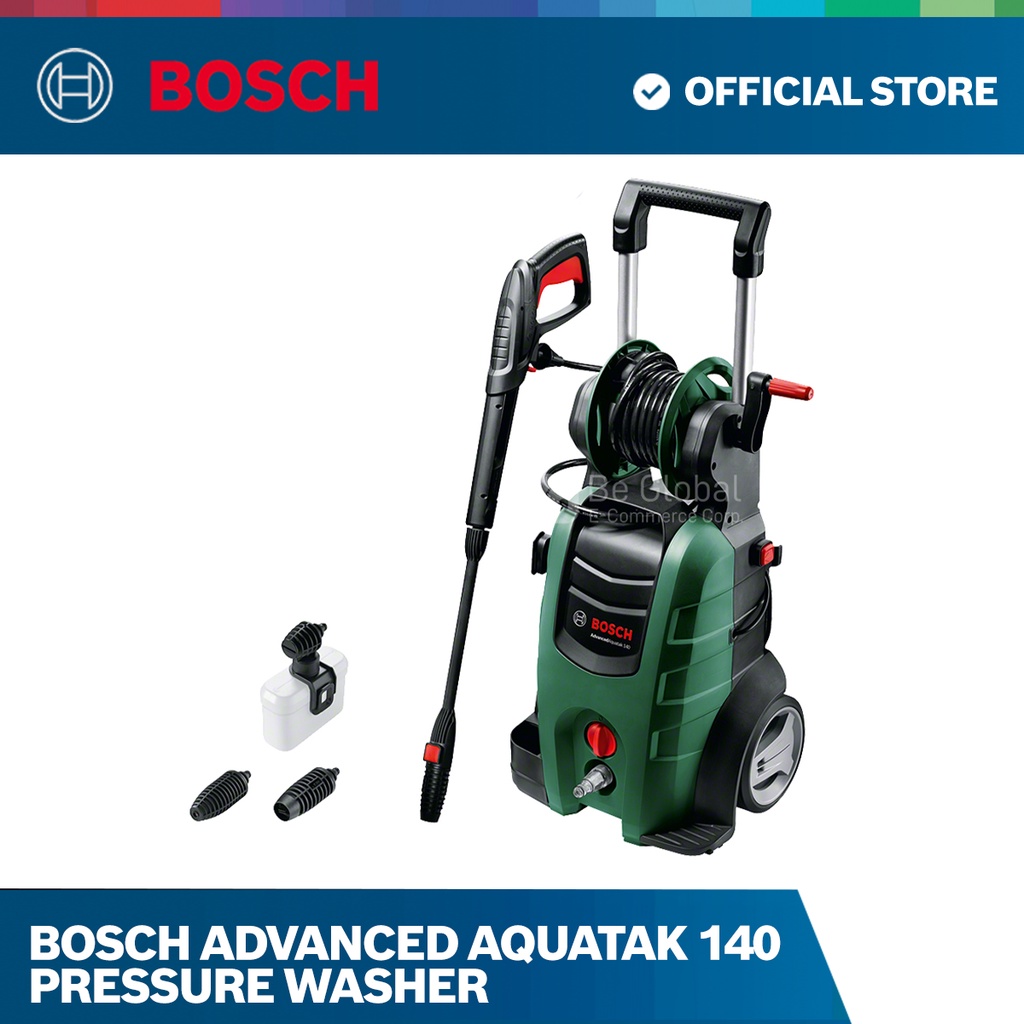 High Pressure Washer Bosch Advanced Aquatak 140 Pressure Washer Lazada PH
