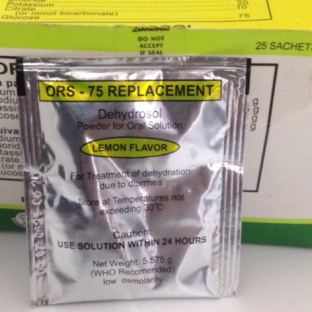 Oral Rehydration Solution (Lemon Flavor) per Sachet Lazada PH