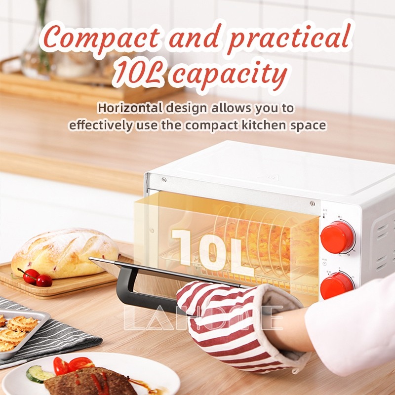LAHOME 10L Toaster Oven Air Fryer Oven Rotisserie Convection Oven